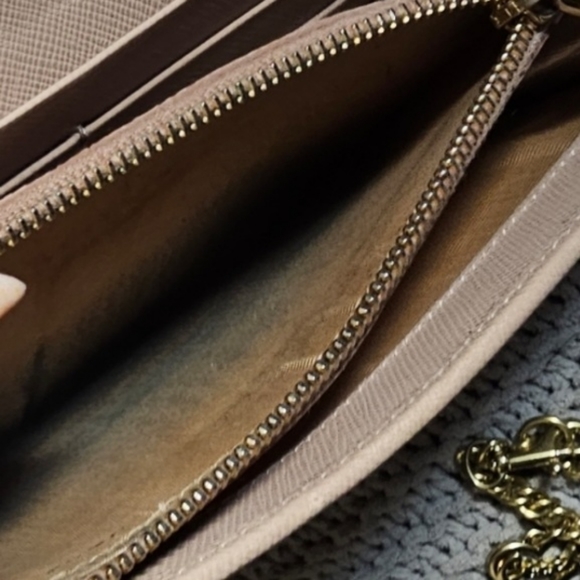 Prada double snap Soffiano nude/blush leather long wallet with ๐ COA ๐ - Picture 5 of 10